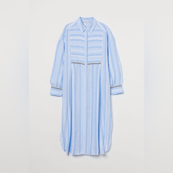 Lemlem Dresses Nwt Lemlem X Hm Linen Shirtdress Xl Poshmark
